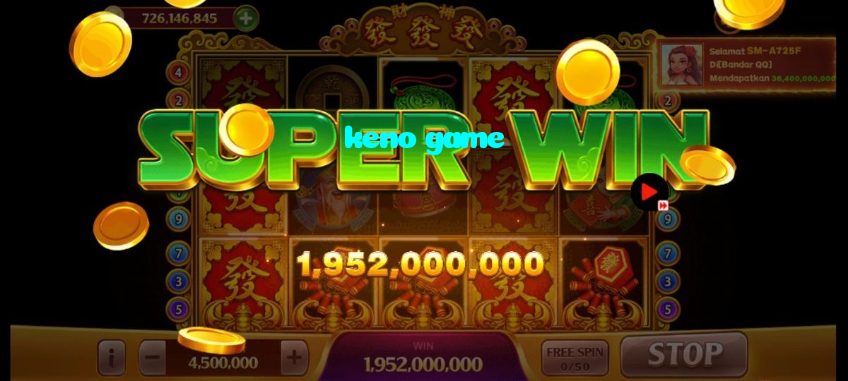 available types of keno game bet including pre-match live express and system bets